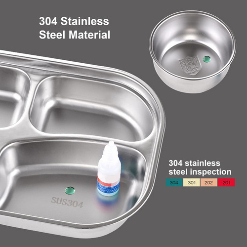 Fiambrera, Divisor De Acero Inoxidable 304 Fiambrera