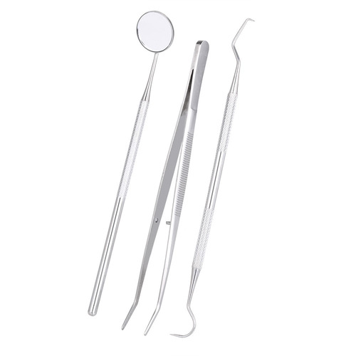 3pcs / Pack Equipo Herramientas De Higiene Dental Dentist Se