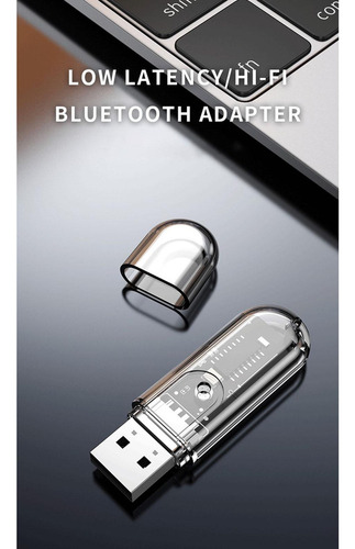 Adaptador De Receptor Bluetooth Usb Receptor De Audio .