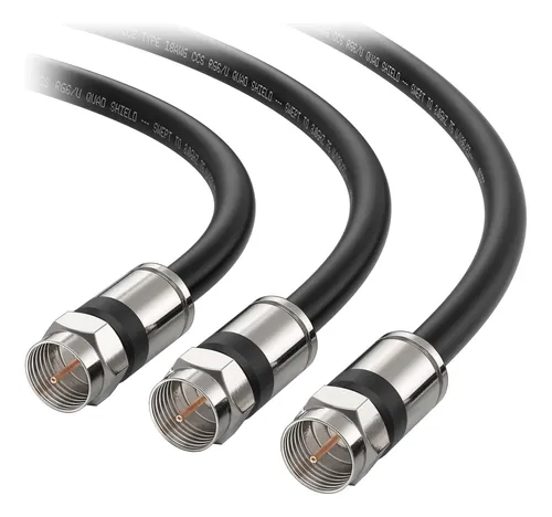 Cable Coaxial Matters Rg6 Cl2 Con Blindaje Cuádruple, 0,5 M,