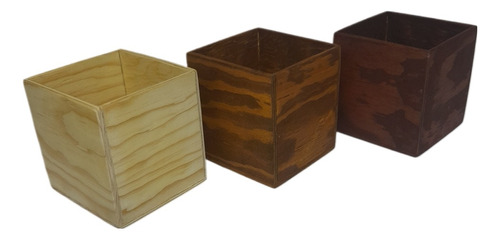 3 Cajas De Madera (triplay) Muebles Hogar Decorar