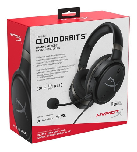 Audifonos Hyperx Cloud Orbit S 3d + 7.1 Audio Ultrarealista