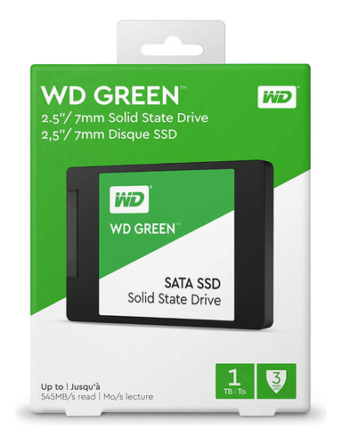 Disco Sólido Ssd Interno Western Digital Wd Green 1tb Verde