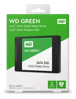 Disco Sólido Ssd Interno Western Digital Wd Green 1tb Verde