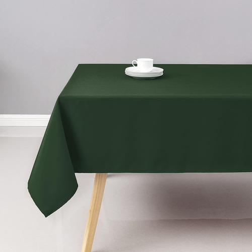 Mantel Rectangular Verde Wewoch Hunter, Resistente Al Aire