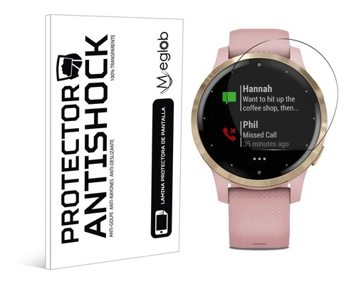 Protector De Pantalla Antishock Garmin Vivoactive 4s