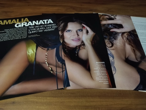 (ar795) Amalia Granata * Clippings Revista 4 Pgs * 2012