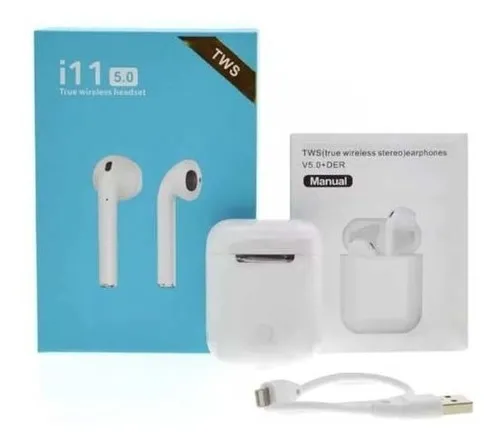 Audifono Manos Libres Bluetooth AirPods I11 5.0 Somos Tienda