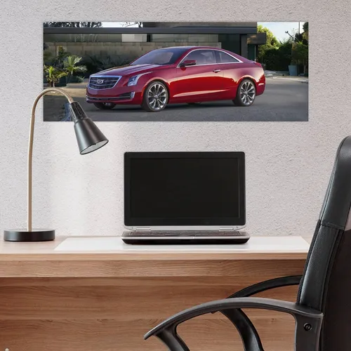 Cuadro 30x80cm Auto 2015 Cadillac Ats Coupe 1024 32