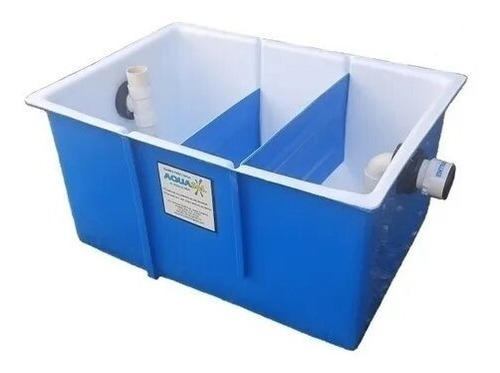 Trampa Para Grasa Con Kit: 54 Litros (12 Grasa) Color Azul