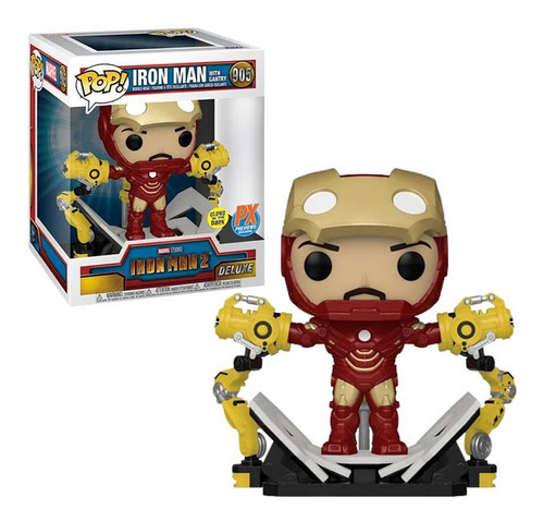 Funko Pop Iron Man With Gantry Iron Man 2 905 Px