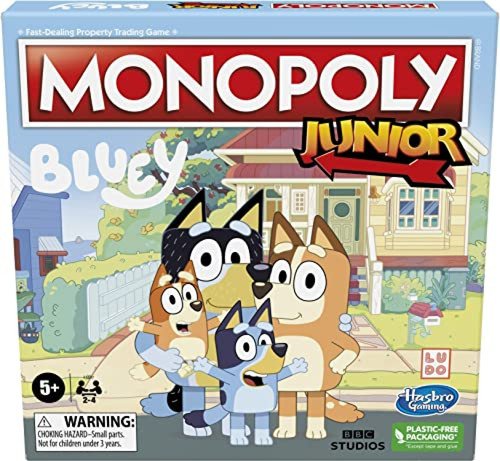 Juegos De Mesa  Monopoly Junior: Juego De Mesa Bluey Edition