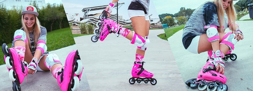 Imagen 3 de 5 de Rollers Stark Abec Mujer Hombre Profesional Frame Aluminio