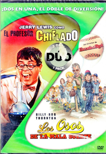 El Profesor Chiflado / Osos De La Mala Suerte (2 Dvd) Mcbmi