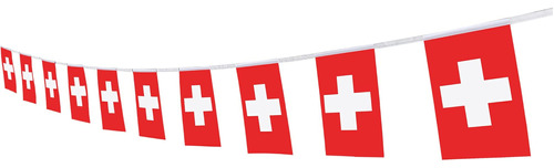 Bandera De Suiza Bandera De Banderines Del País Nacional Sui