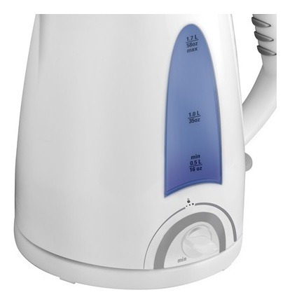Imagen 3 de 7 de Pava Eléctrica Black+decker Ke002 Color Blanca 220v 1.7l Bla