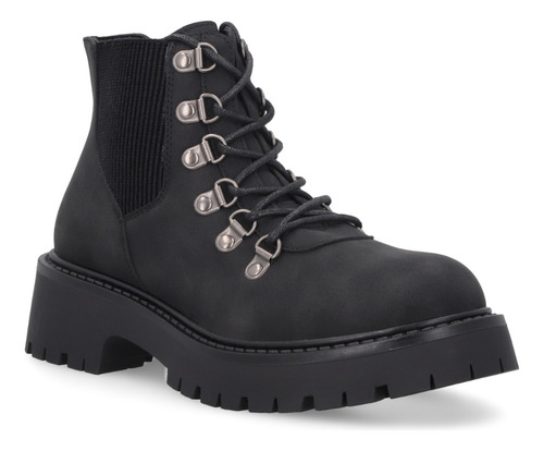 Botin Mujer Black Rt6768-6 Stylo Shoes