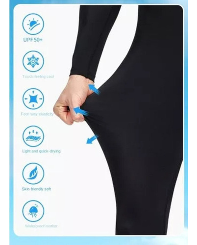 Traje De Buzo Superelástico Para Hombre Con Protección Solar