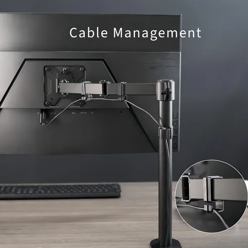 Vivo Single Monitor Arm Desk Mount, Holds Screens Up To 3