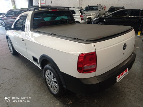 Imagem 2 de 11 de Saveiro Robust 1.6 Flex 8v 2019 Branca Completo Veja !!!