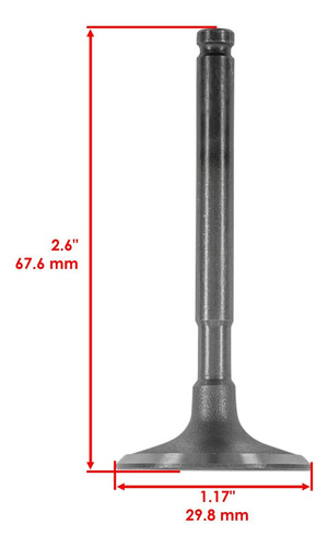 Caltric 12004-2106 12004-2116 Intake Valve For Kawasaki Cch