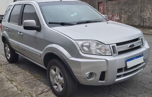 Imagem 3 de 12 de Ecosport Automática Ford Ecosport 2010 Xlt 2.0 Prata Nova