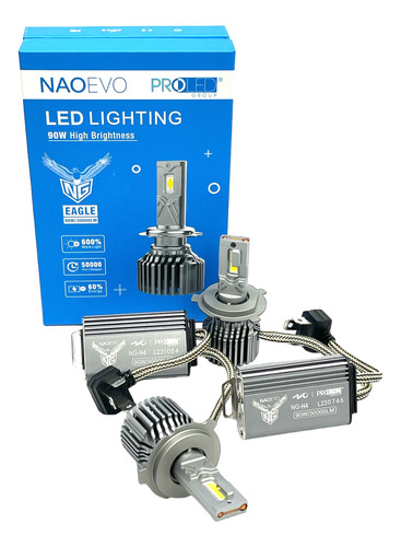 Luz Led Ng 90w 30.000 Lumenes Reales H4