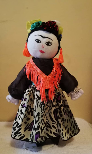 Muñecas De Trapo Artesanales Tai Frida Kahlo