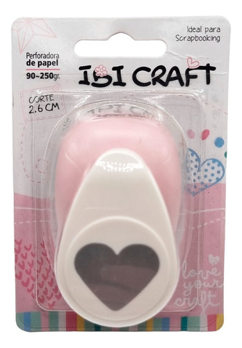 Perforadora Sacabocado Corazon 25mm 1  Artística Ibi Craft