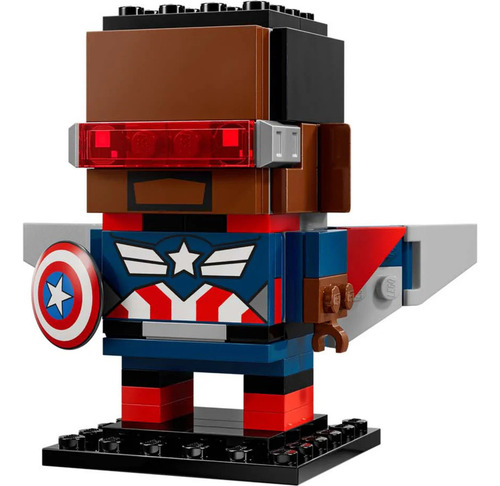 Lego Brick Heads 40668 Capitão America E Red Hulk P. Quantidade De Peças 202 Versão Do Personagem Captain America E Red Hulk