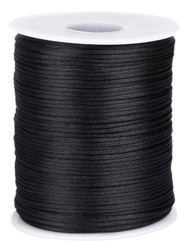 Cordon De Nailon Para Manualidades Cuerda De Saten Negro De