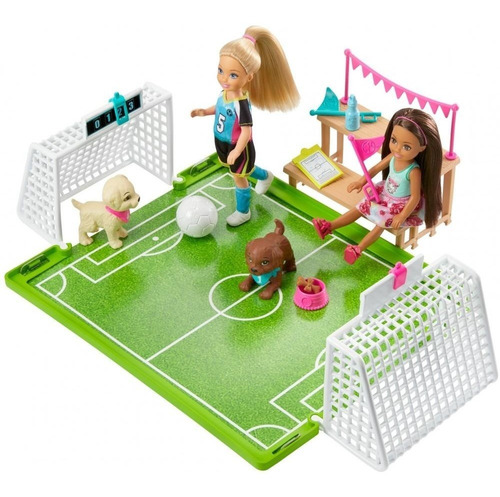 Barbie Chelsea Set De Futbol - 15 Accesorios Original Mattel