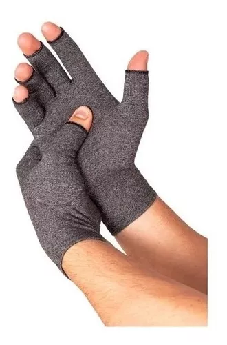 Guantes De Compresión Para Artritis Artrosis Tenditis Negro L