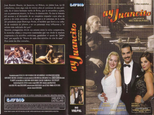 Ay Juancito Vhs Hector Olivera Peron Evita Estevez Bredice