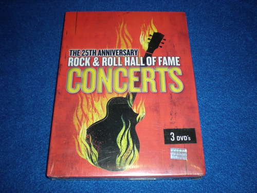 The 25 Th Anniversary Rock & Roll Of Fame 3 Dvds - Nuevo