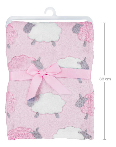 Imagem 4 de 4 de Cobertor Manta Antialérgica De Bebe Microfibra Soft Infantil