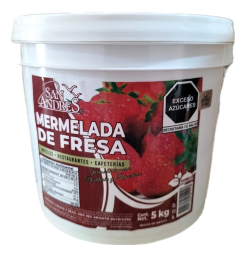 Mermelada San Andres Sabor Fresa De 5 Kg