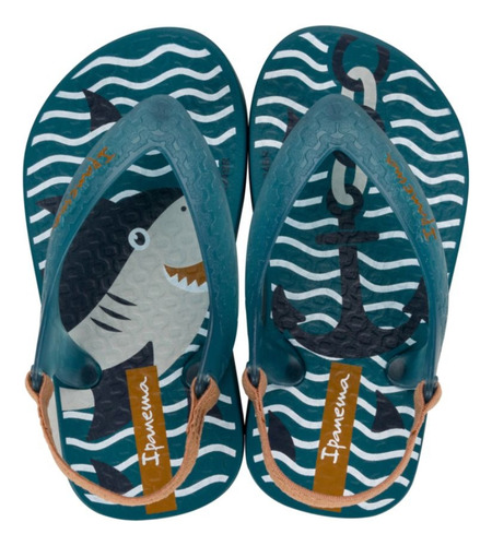 Sandalias Bebe Ipanema Tiburon Turquesa