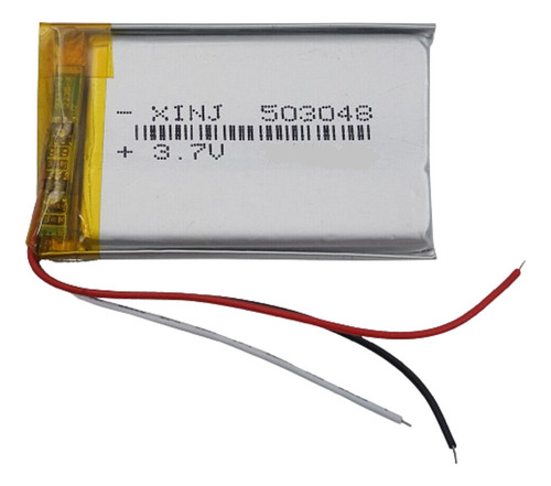 Bateria 503048 3,7v 800mah 5mm X 30mm X48mm Com 3 Fios K