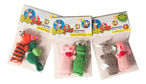 Brinquedo Chilly Dog, pacote com 2 unidades, Barn Yarn Animal Catnip
