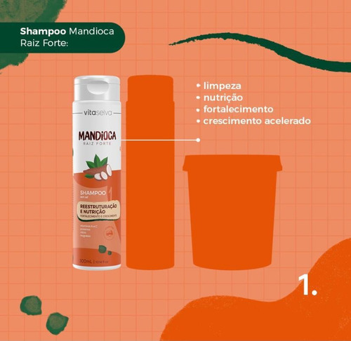 Imagem 2 de 9 de Kit Lançamento Raiz Forte Mandioca Vita Seiva