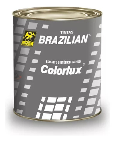 Tinta Esmalte Sintético Preto Semibrilho 1/4 Brazilian 