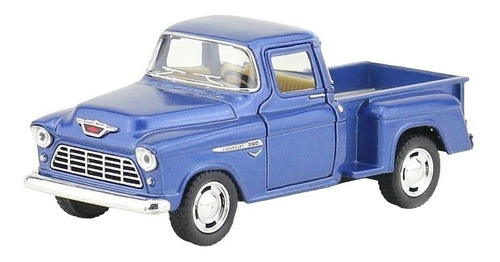 Chevrolet Pickup Stepside 1955 Escala 1:32 Kinsmart Azul