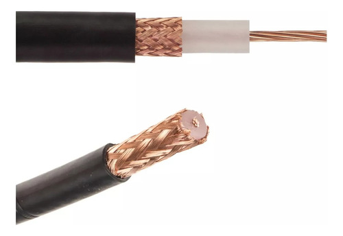 Cable Coaxil Rg213 Flexible 100% Cobre - Epuyen  (rollo 30m)