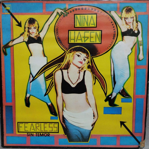 Nina Hagen  Sin Temor = Fearless Lp 1985 Argentina