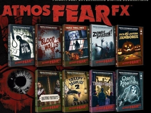 Pack 5 Títulos Atmos Halloween Video Proyecciones Terror