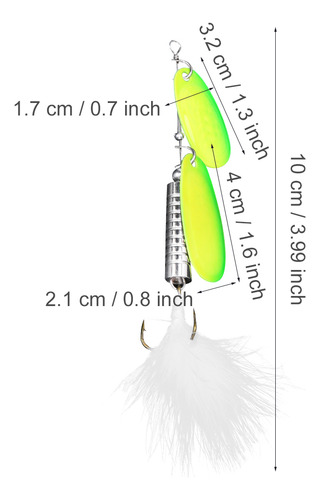 Cebos Artificiales Para Peces Fishing Lures, 3 Unidades, Cuc