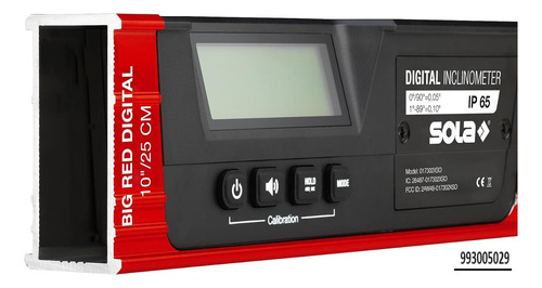 Nivel Digital E Inclinómetro Bluetooth, Red 25 - Sola