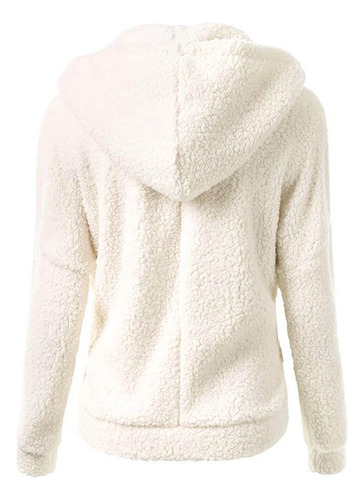 Chaqueta De Invierno Con Cremallera De Lana De Cordero Para