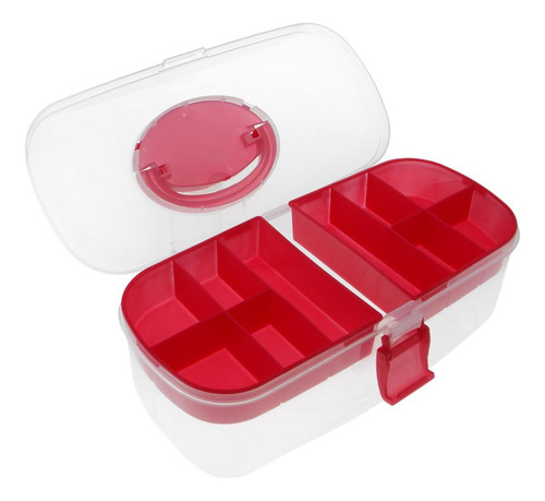 Estuche De Almacenamiento Accesoiros De Organizador Rojo